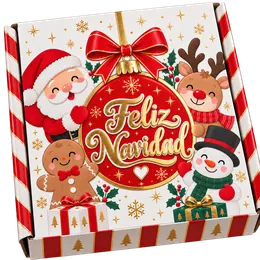 Caja navideña de regalo